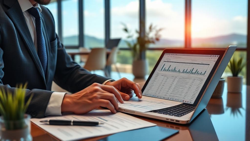 Auditor at work — Images and Photos created by www.High-Salary-Jobs.com — The Website that Shows you real Work Incomes in Relation to Roles and Education