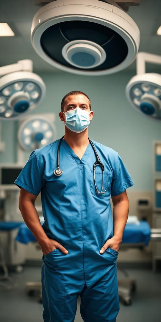 Cardiothoracic Surgeon at work — Images and Photos created by www.High-Salary-Jobs.com — The Website that Shows you real Work Incomes in Relation to Roles and Education