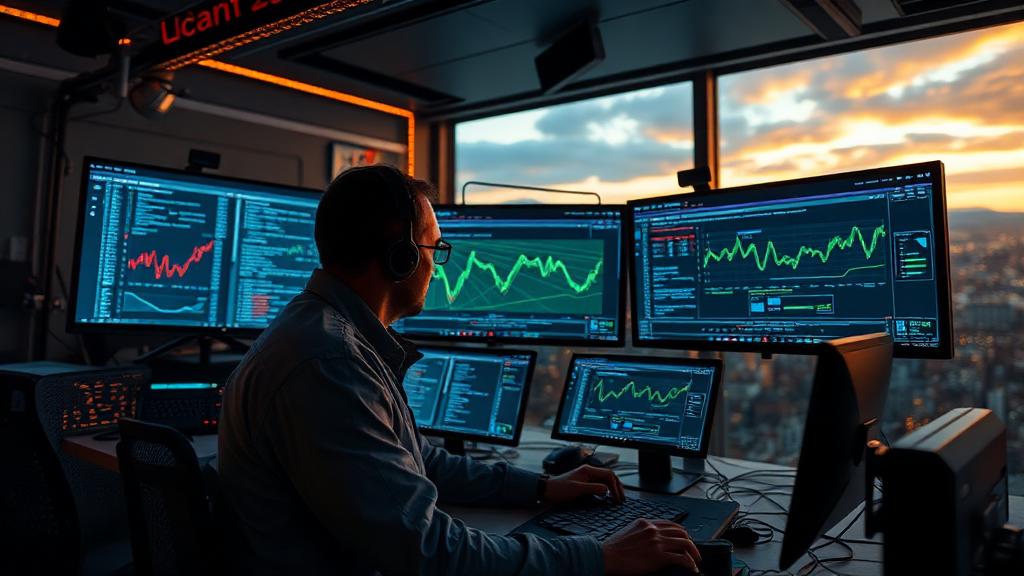 DevOps Engineer at work — Images and Photos created by www.High-Salary-Jobs.com — The Website that Shows you real Work Incomes in Relation to Roles and Education