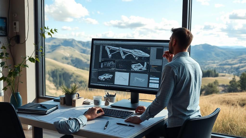 Draftsperson at work — Images and Photos created by www.High-Salary-Jobs.com — The Website that Shows you real Work Incomes in Relation to Roles and Education