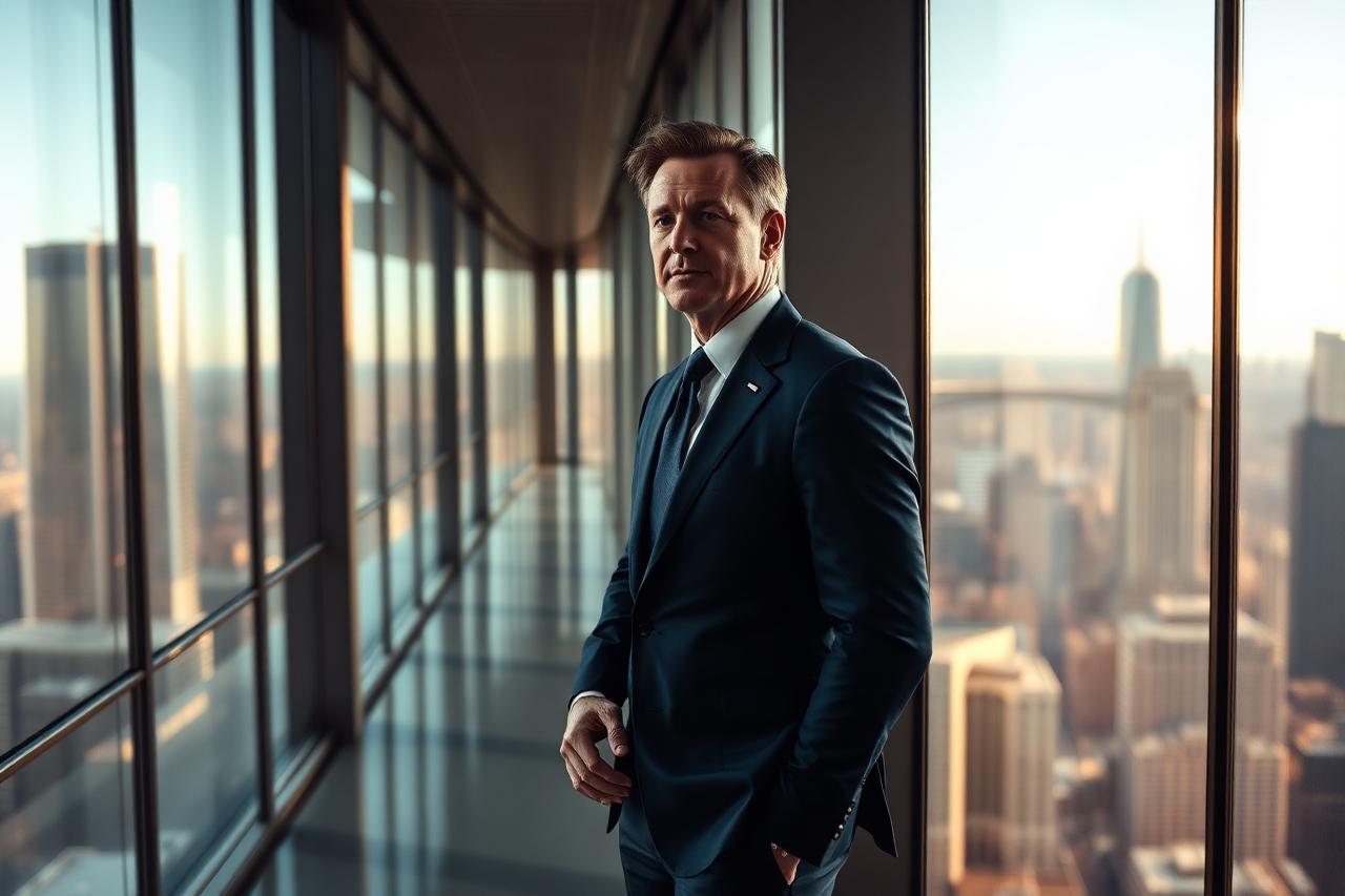 Software Company CEO (Global SaaS) at work — Images and Photos created by www.High-Salary-Jobs.com — The Website that Shows you real Work Incomes in Relation to Roles and Education