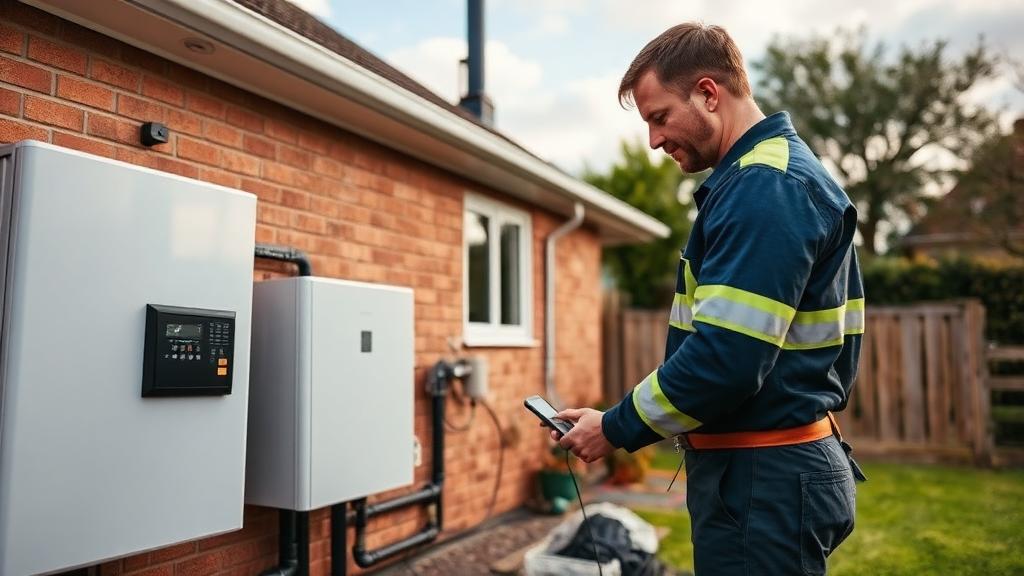 Gas Fitter at work — Images and Photos created by www.High-Salary-Jobs.com — The Website that Shows you real Work Incomes in Relation to Roles and Education