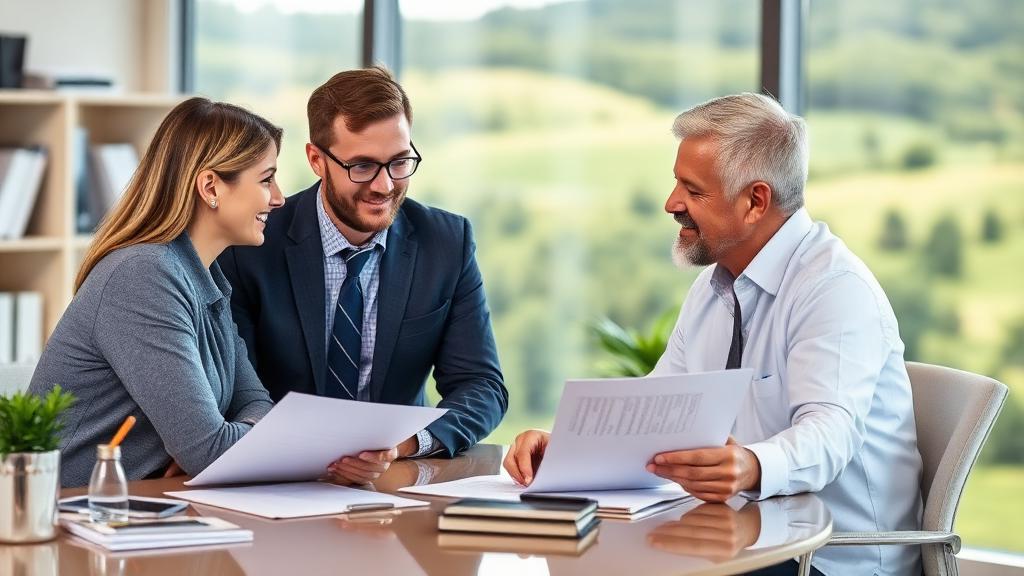 Insurance Sales Agent at work — Images and Photos created by www.High-Salary-Jobs.com — The Website that Shows you real Work Incomes in Relation to Roles and Education