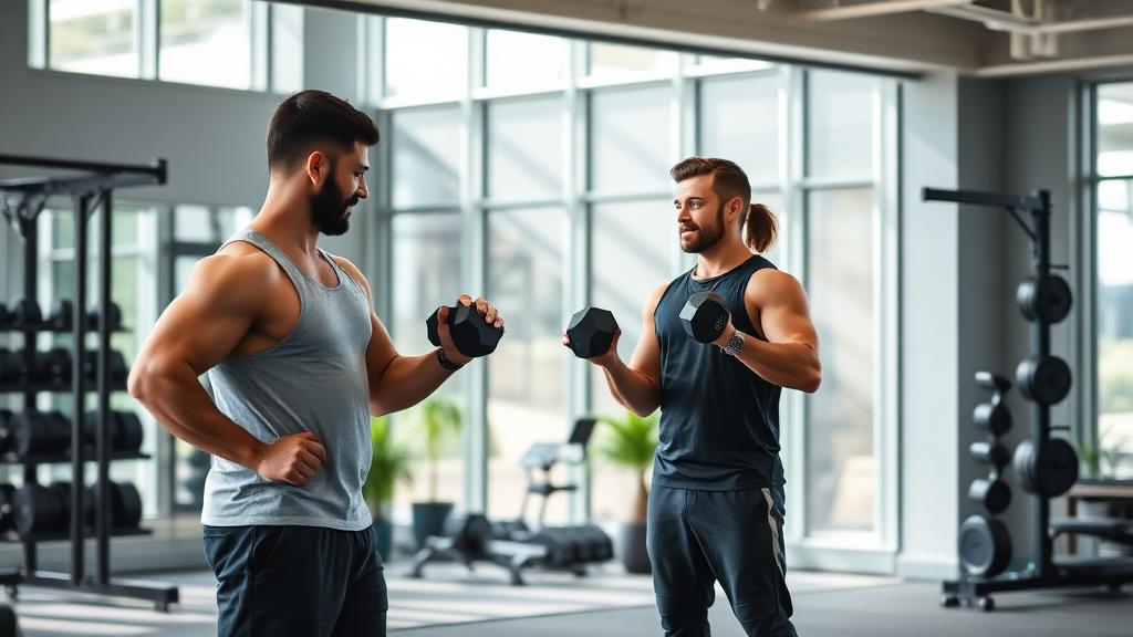 Personal Trainer at work — Images and Photos created by www.High-Salary-Jobs.com — The Website that Shows you real Work Incomes in Relation to Roles and Education