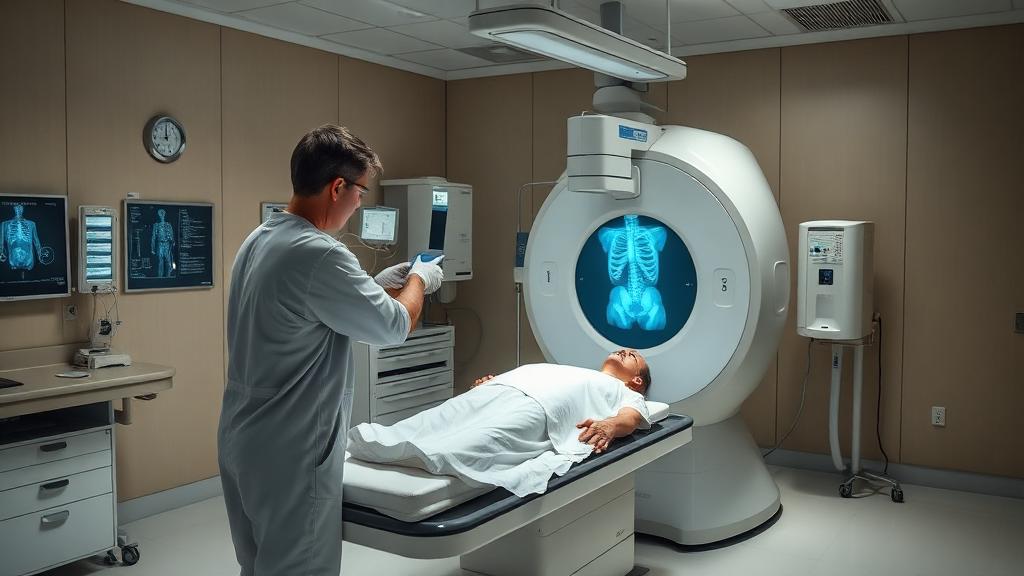Radiographer at work — Images and Photos created by www.High-Salary-Jobs.com — The Website that Shows you real Work Incomes in Relation to Roles and Education