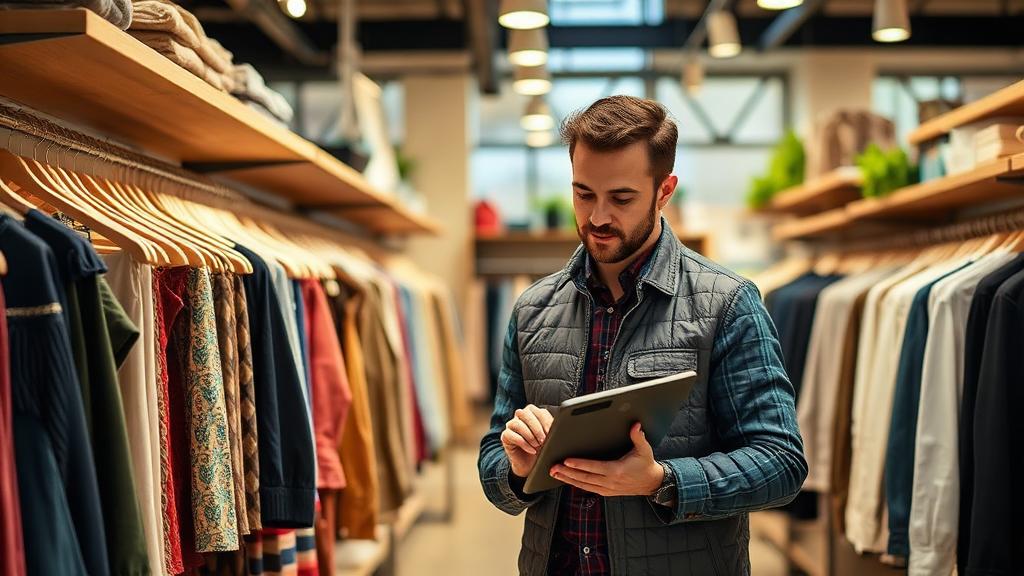 Retail Store Manager at work — Images and Photos created by www.High-Salary-Jobs.com — The Website that Shows you real Work Incomes in Relation to Roles and Education
