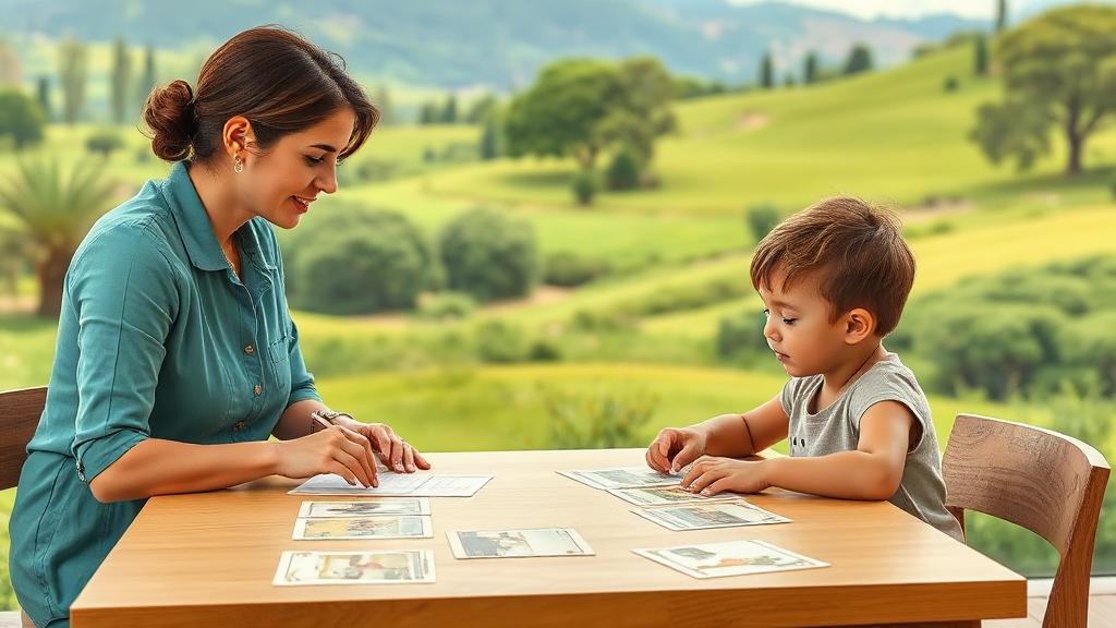 Speech Pathologist at work — Images and Photos created by www.High-Salary-Jobs.com — The Website that Shows you real Work Incomes in Relation to Roles and Education