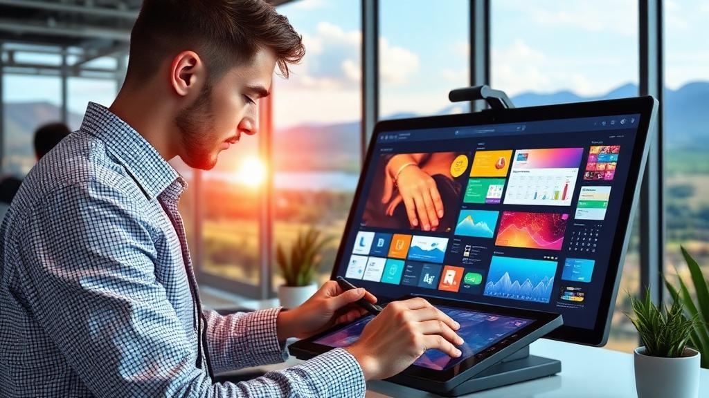 UI Designer at work — Images and Photos created by www.High-Salary-Jobs.com — The Website that Shows you real Work Incomes in Relation to Roles and Education